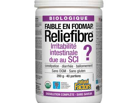 RelieFibre Biologique SCI Faible FODMAP Hot on Sale