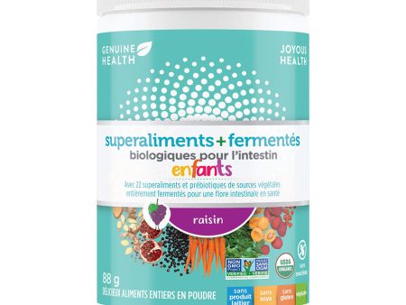 Superaliments+ Fermentés Biologiques Raisin pour Enfants Fashion