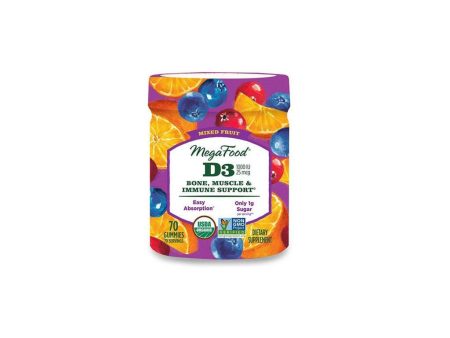 Gummies D3 Bien-Être Mélange de Fruits Bio For Sale