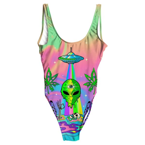 Psyc Trip All Over Print One-Piece Swimsuit Online now