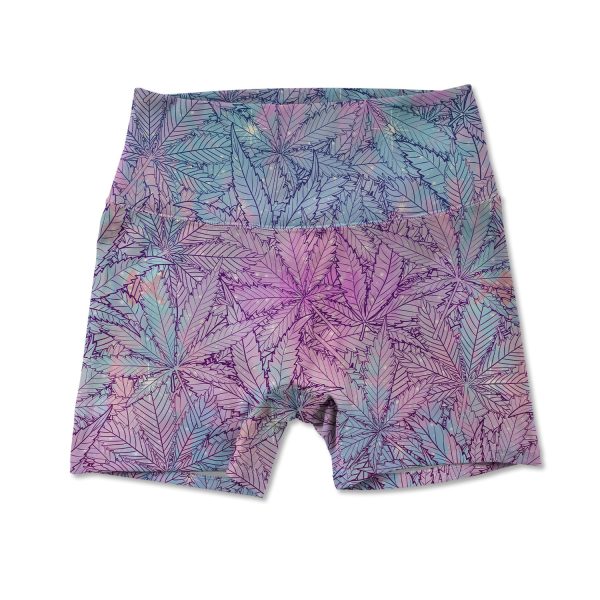 Canna~ Allover Print Women s Active Shorts For Cheap