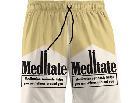 Meditate All Over Print Men s Shorts on Sale