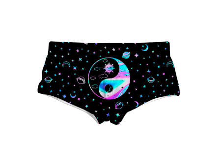 Yinyang Galaxy All Over Print Triangle Swim Trunks Cheap