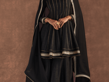 Black Sharara Set Online Hot Sale