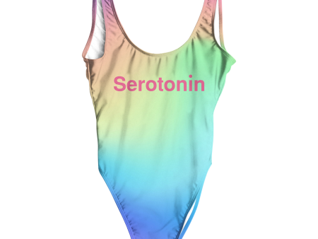 Serotonin All Over Print One-Piece Swimsuit Hot on Sale