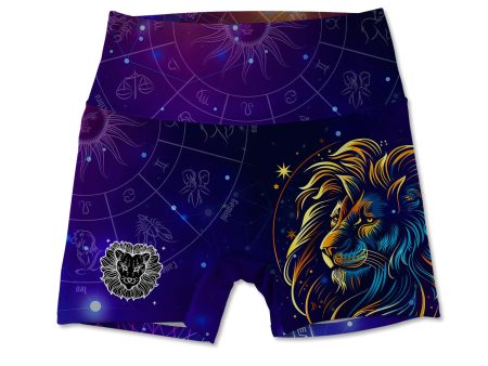 Leo Allover Print Women s Active Shorts Online now