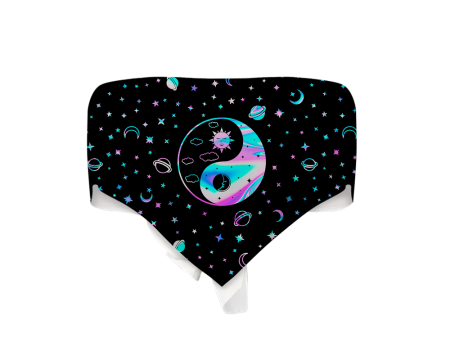 Yinyang Galaxy All Over Print Triangle Tube Top Online Sale