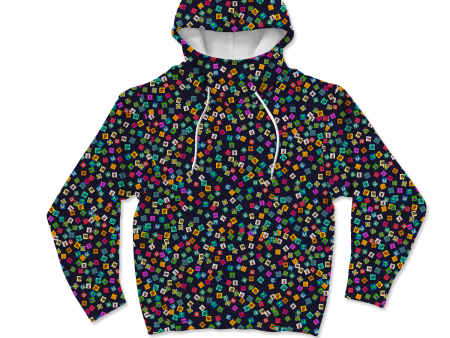 Tabs All Over Print Mask Hoodie Online