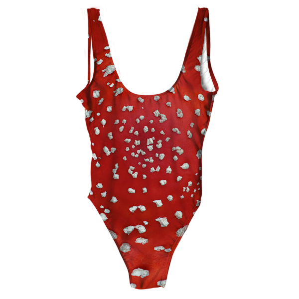 Amanita All Over Print One-Piece Swimsuit on Sale