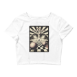 All Is Illusion Graphic Crop Tee Discount