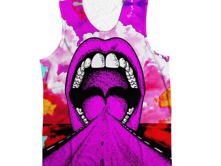 Into My Mouth All Over Print Sleeveless Tee Online Sale