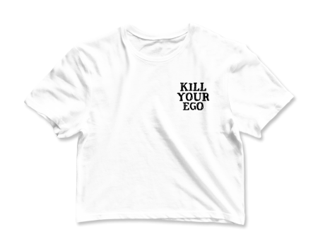 Kill Your Ego Graphic Crop Tee Online