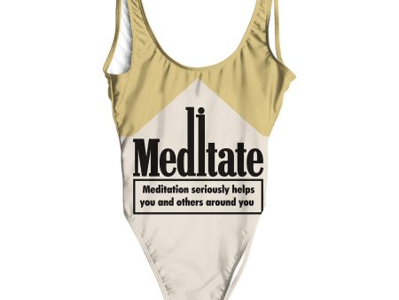 Meditate All Over Print One-Piece Swimsuit Supply