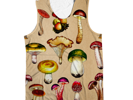 Magic Mushrooms All Over Print Sleeveless Tee Online Hot Sale