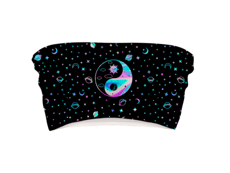 Yinyang Galaxy All Over Print Women s Tube Top For Cheap