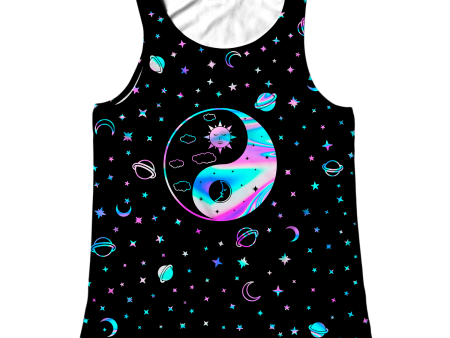 Yinyang Galaxy All Over Print Unisex Tank Top Hot on Sale