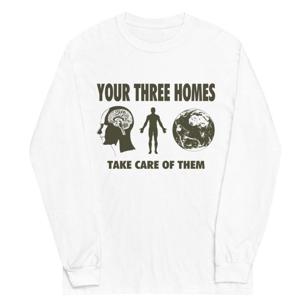 Your Three Homes  Graphic Long Sleeve Tee Fashion