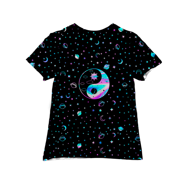 Yinyang Galaxy All Over Print Women s Tee Online now