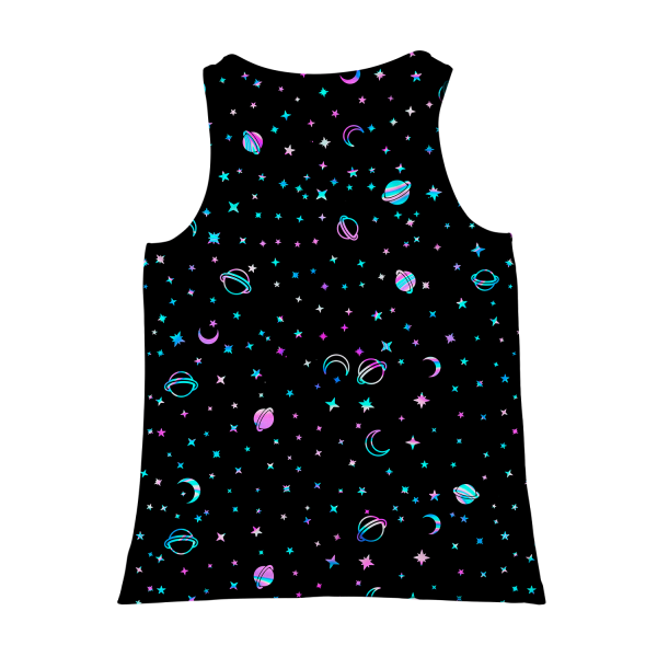 Yinyang Galaxy All Over Print Unisex Tank Top Hot on Sale