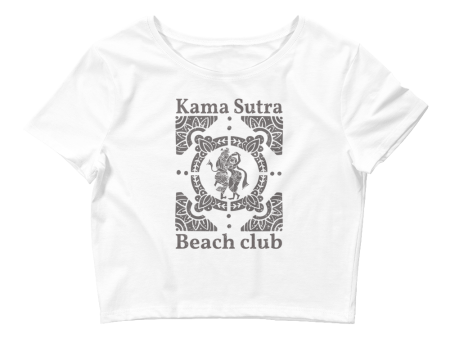 Kama Sutra Beach Club Graphic Crop Tee Online Sale