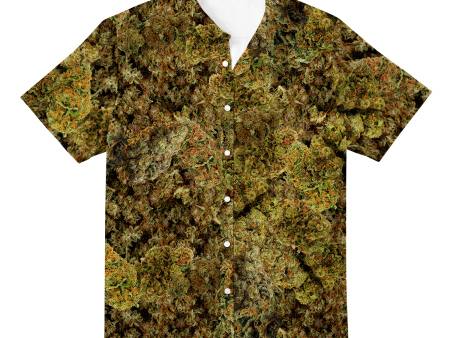 Cann~ Buds All Over Print Hawaiian Button Up Online Sale