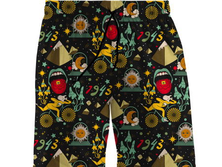 Bicycle Day Pattern All Over Print Men s Shorts Discount