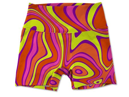 Acid  Allover Print Women s Active Shorts For Discount