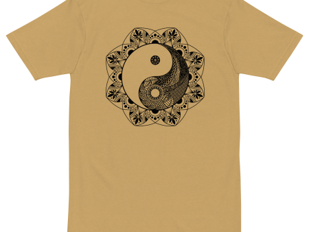 Yinyang Mandala Premium Graphic Tee Hot on Sale