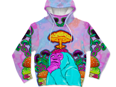 Awakened Ape All Over Print Mask Hoodie Sale