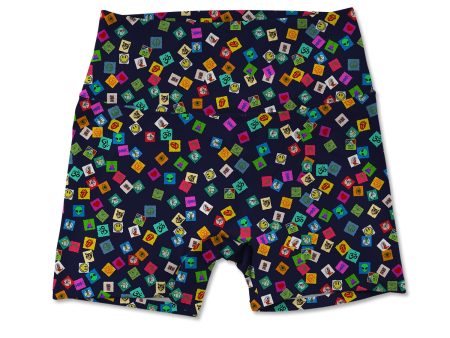 Tabs Allover Print Women s Active Shorts Hot on Sale