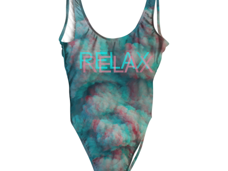 Relax All Over Print One-Piece Swimsuit Online Hot Sale