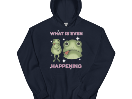 What Is Even Happening Graphic Hoodie Sale