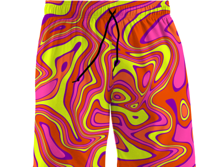 Acid All Over Print Men s Shorts For Discount