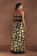 Black Berrybloom Layered Skirt Set For Discount