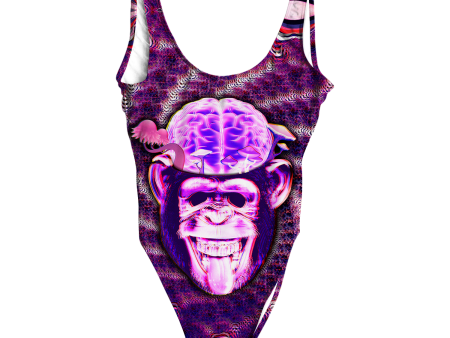 Ston~ Ape Brain All Over Print One-Piece Swimsuit Online Hot Sale