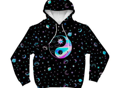 Yinyang Galaxy All Over Print Unisex Hoodie For Sale