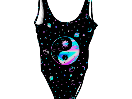 Yinyang Galaxy All Over Print One-Piece Swimsuit For Discount