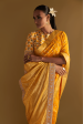 Mango Yellow Springbud Saree Online