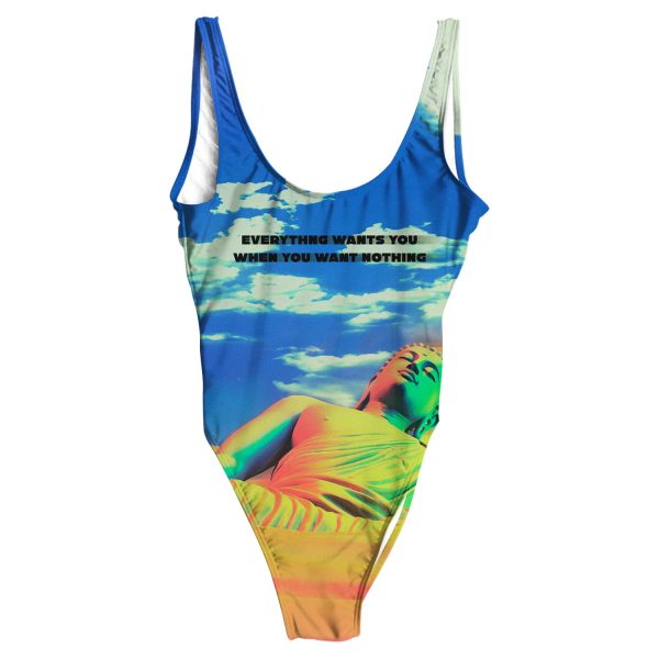 Everything Wants You All Over Print One-Piece Swimsuit For Cheap