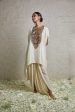 Silk Kaftaan With Crepe Dhoti Online