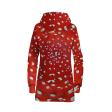 Fly Agaric - Amanita All Over Print Hoodie Dress Hot on Sale