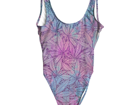 Canna~ Pattern All Over Print One-Piece Swimsuit on Sale