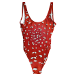 Amanita All Over Print One-Piece Swimsuit on Sale