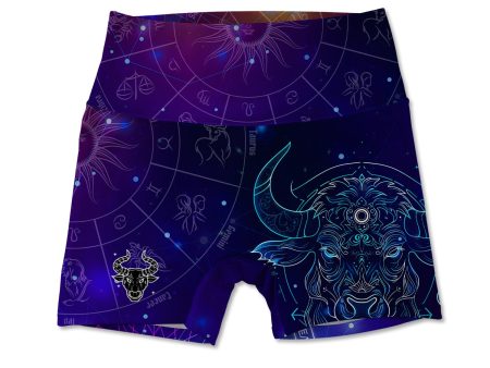 Taurus Allover Print Women s Active Shorts For Sale