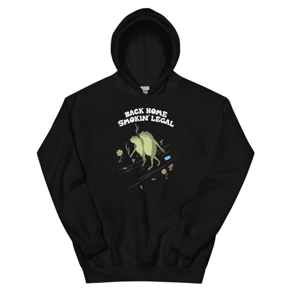 Back Home Smokin Legal Graphic Hoodie Online Sale