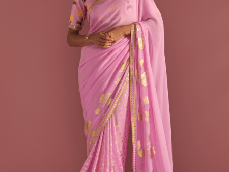 Blush Springbud Saree on Sale