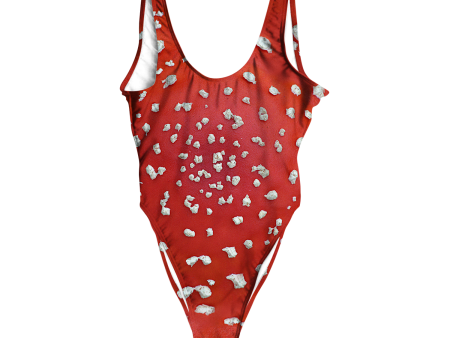 Fly Agaric - Amanita All Over Print High Waist Swimsuit Sale