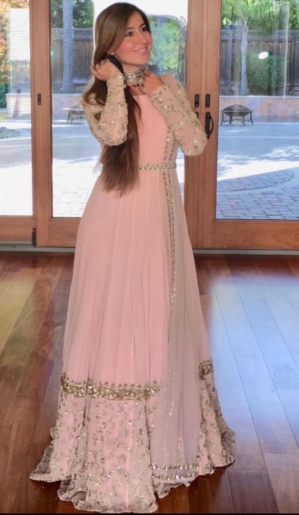 Astha Narang In Pink Anarkali Set Supply