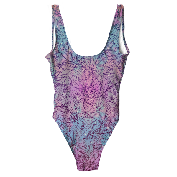 Canna~ Pattern All Over Print One-Piece Swimsuit on Sale