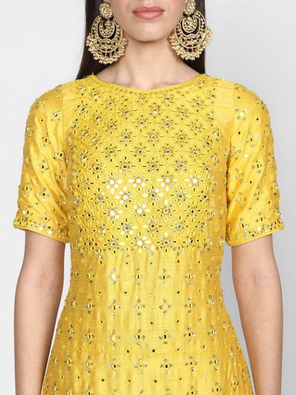 Abhinav Mishra  Yellow Kurta Sharara Sale